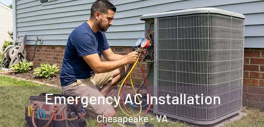 Emergency AC Installation Chesapeake - VA