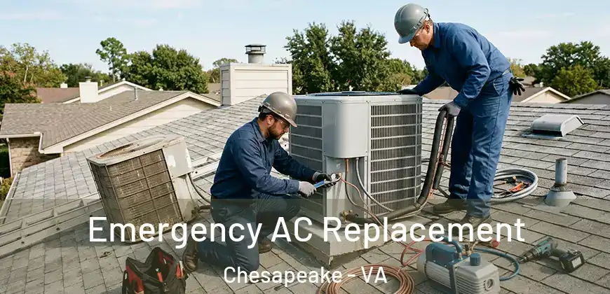  Emergency AC Replacement Chesapeake - VA
