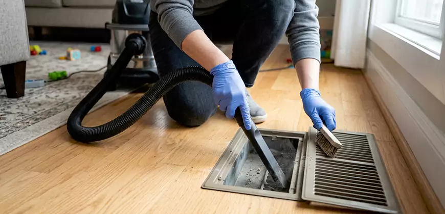 Ducted Heating Filter Cleaning in Chesapeake