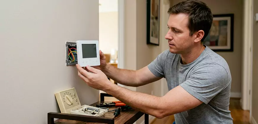 Heat Pump Thermostat Configuration in Chesapeake