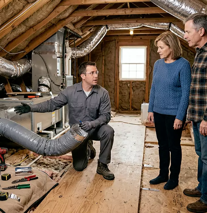 Why Chesapeake Homeowners Choose Chesapeake HVAC Pro for AC Duct Replacement?