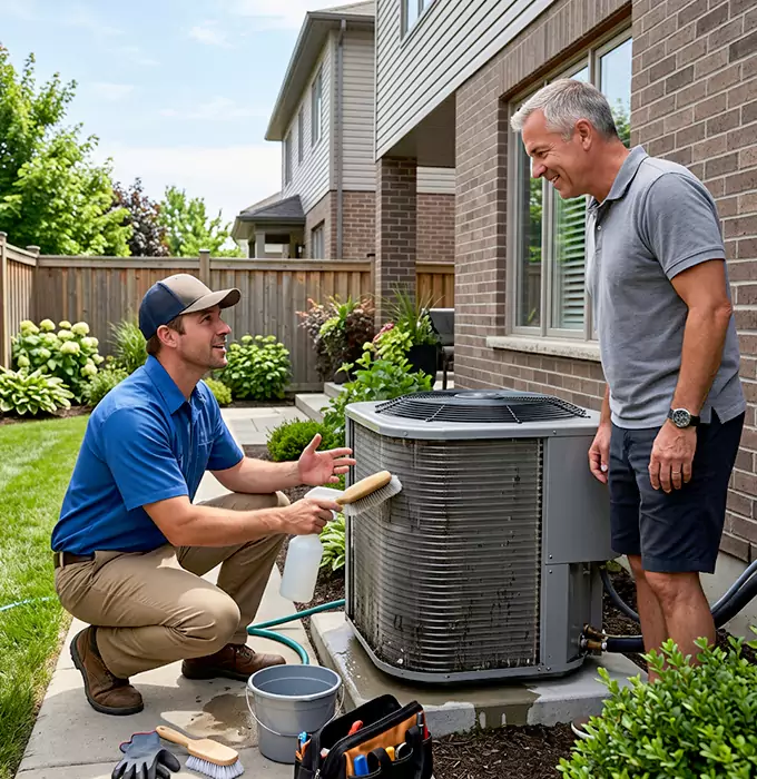 Why Chesapeake, VA Homeowners Choose Chesapeake HVAC Pro for Outdoor AC Unit Cleaning?