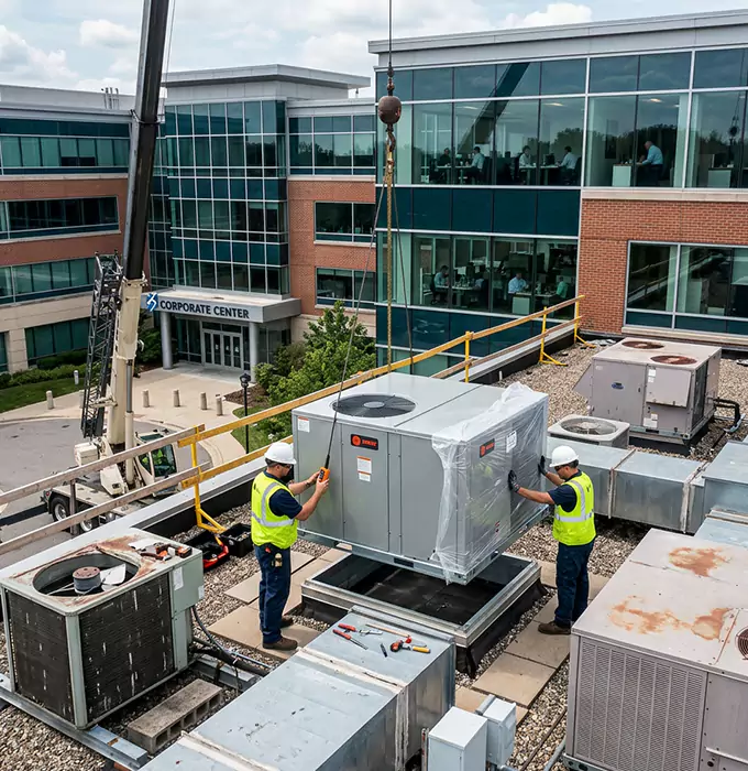 Why Chesapeake Businesses Choose Chesapeake HVAC Pro for Commercial AC Replacement?